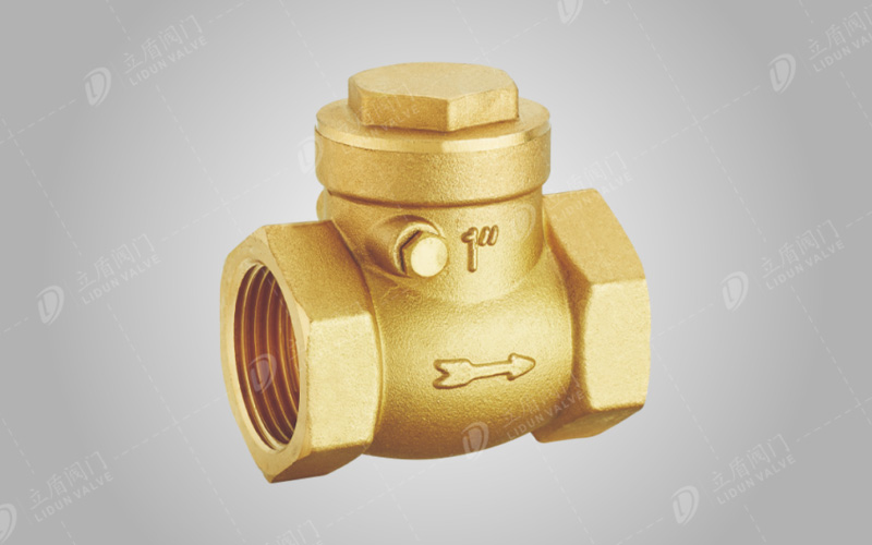Brass horizontal check valve